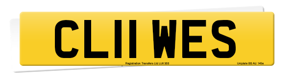 Registration number CL11 WES